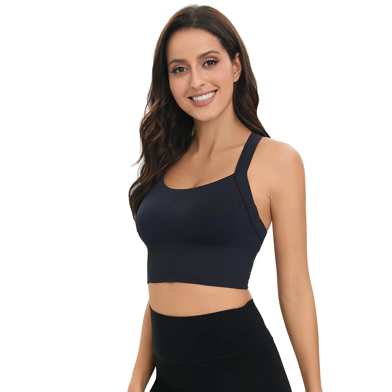 Women Cross Back Adjustable Sports Bra