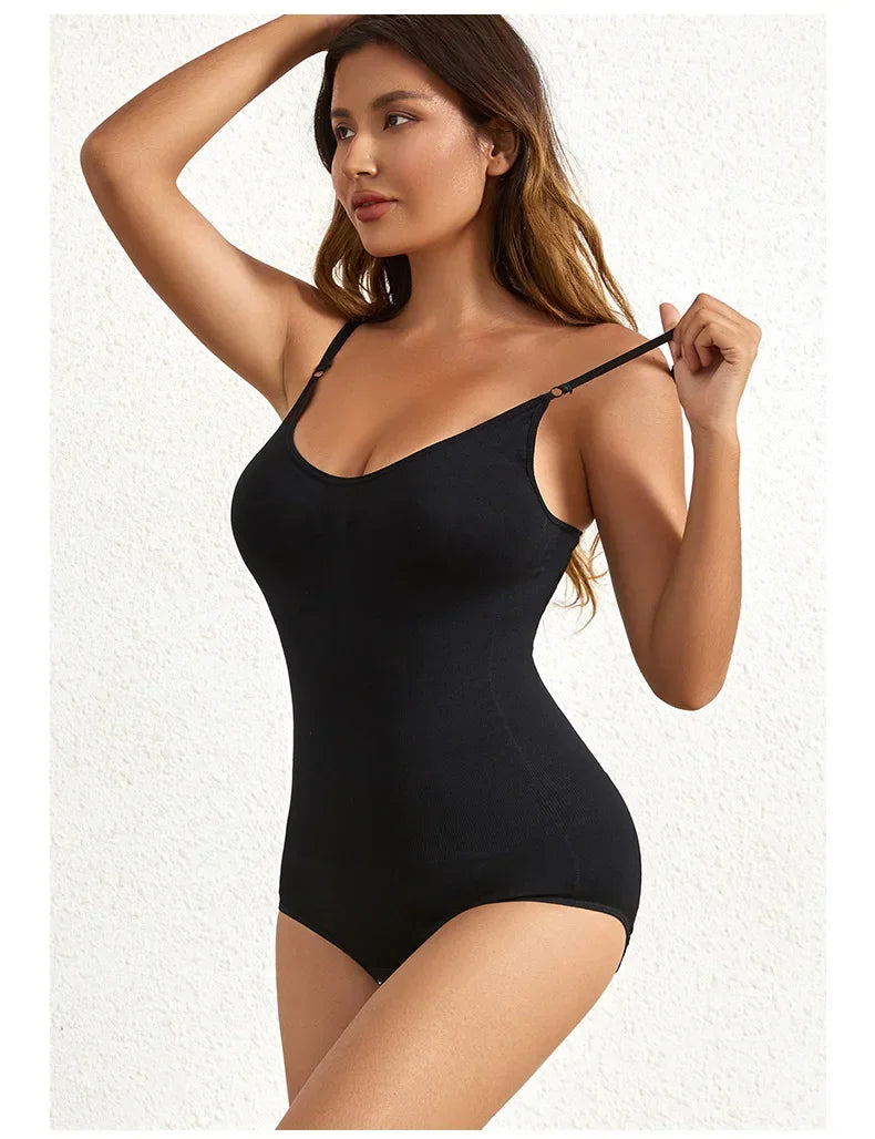Seamless Tummy Control Shapewear Bodysuit for Women