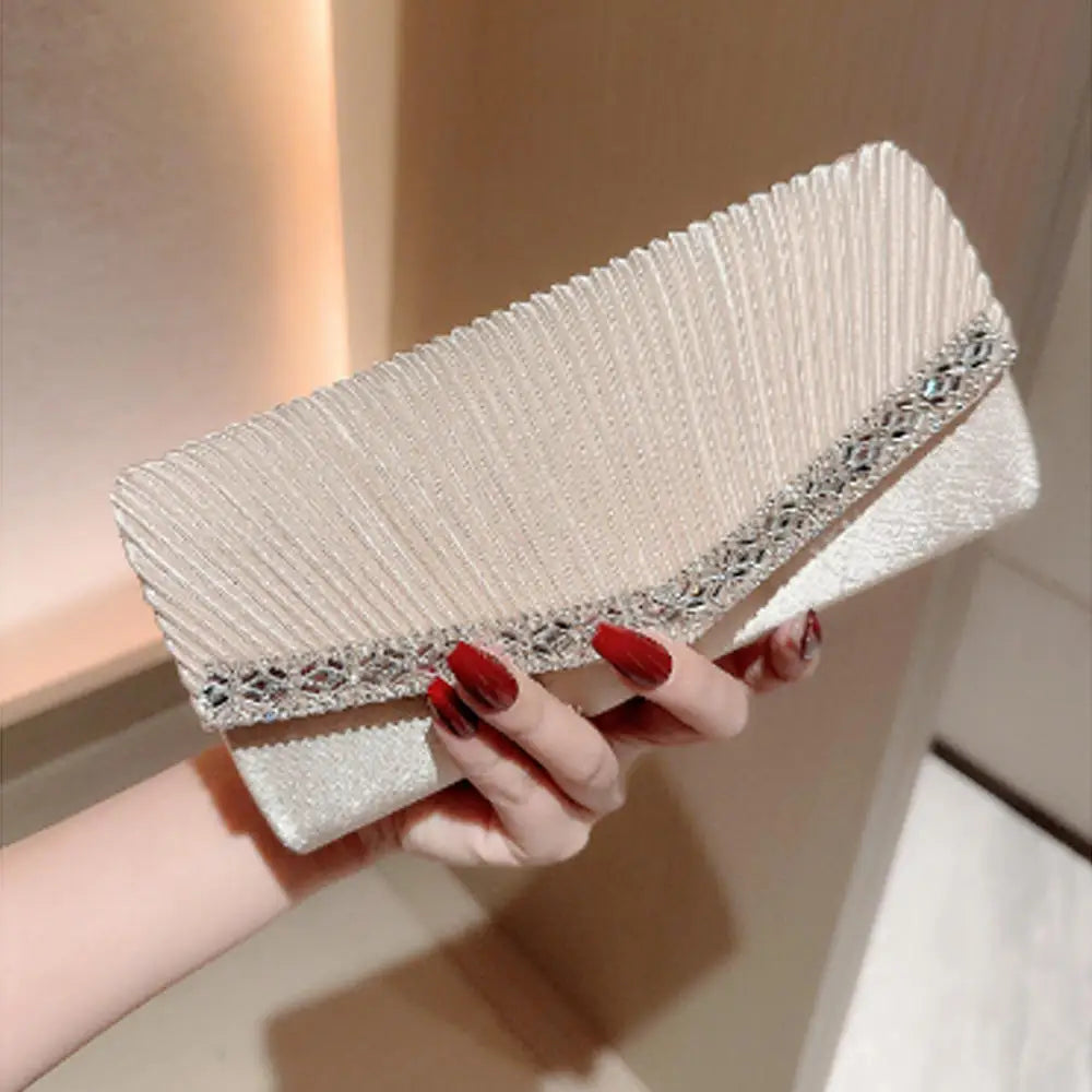 Elegant Chain Evening Clutch Bag for Women