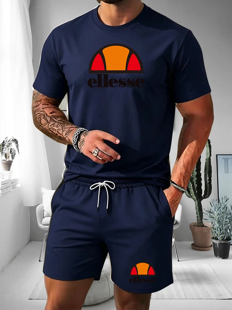Men Modern Style Activewear Outfit Set