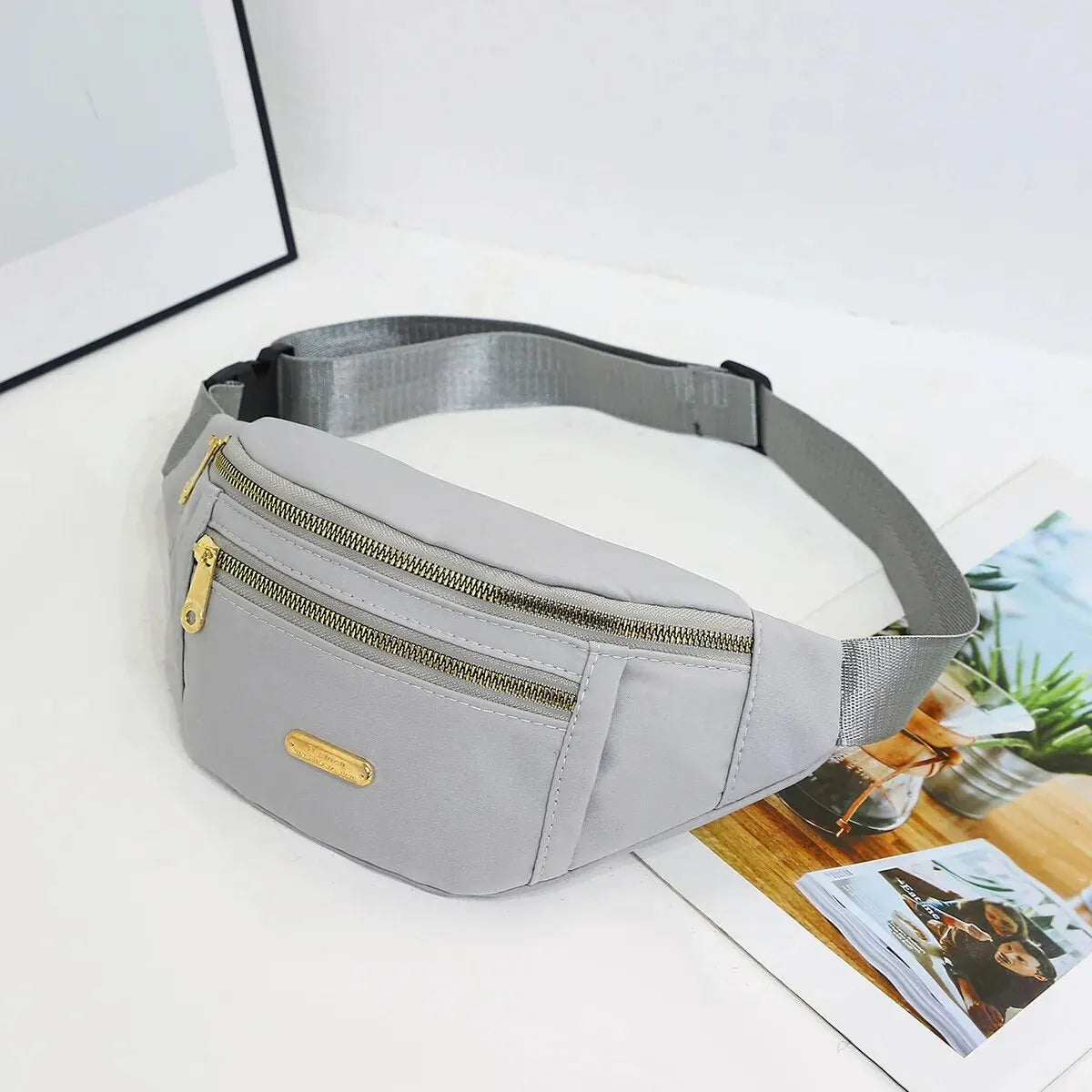 Multi Layer Sports Waist Chest Bag for Women
