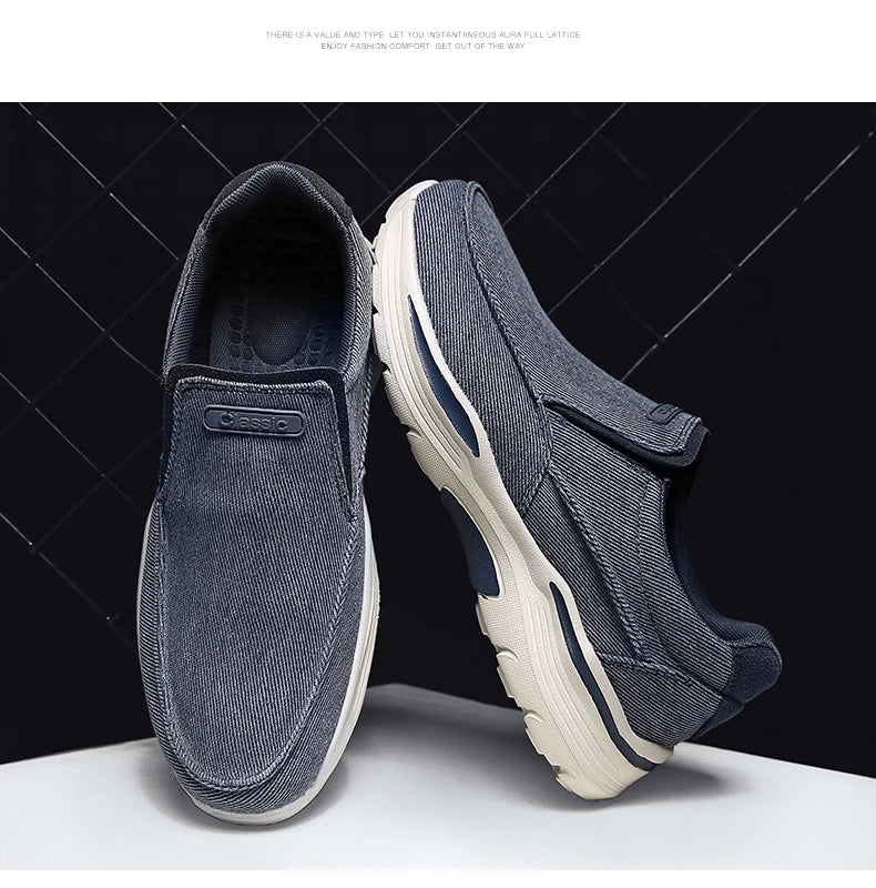 Men Lightweight Canvas Casual Sports Loafers