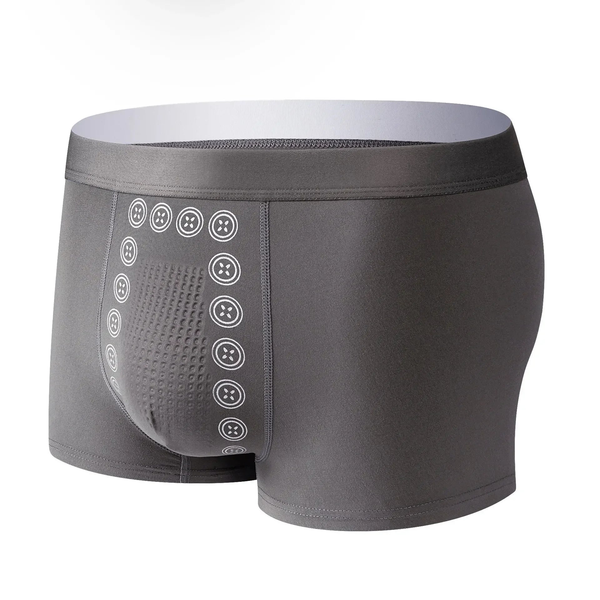 Mid Waist Breathable Boxer Shorts for Men