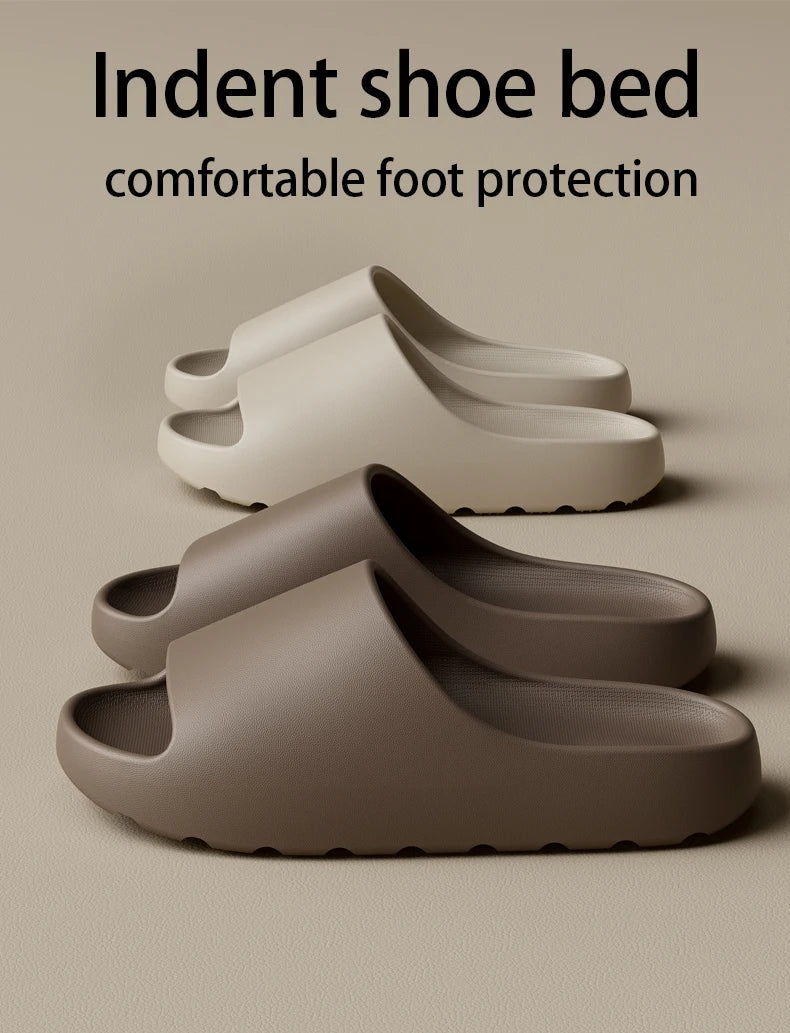 EVA Anti-Slip Men's Slippers Home Thick Bottom Slippers Comfortable Lightweight Indoor Outdoor House Slippers