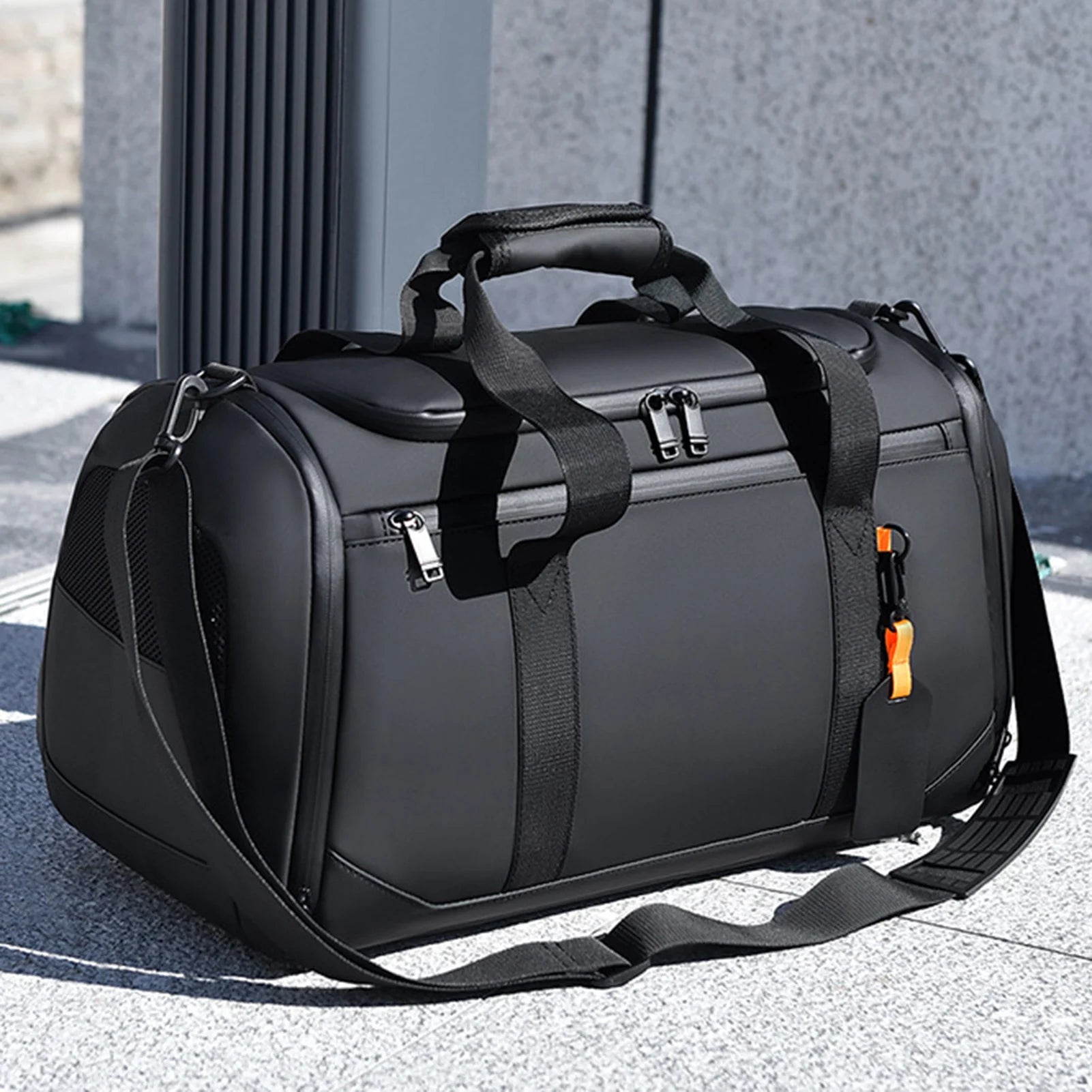 Large Capacity Multi Pocket Travel Tote Bag for Men