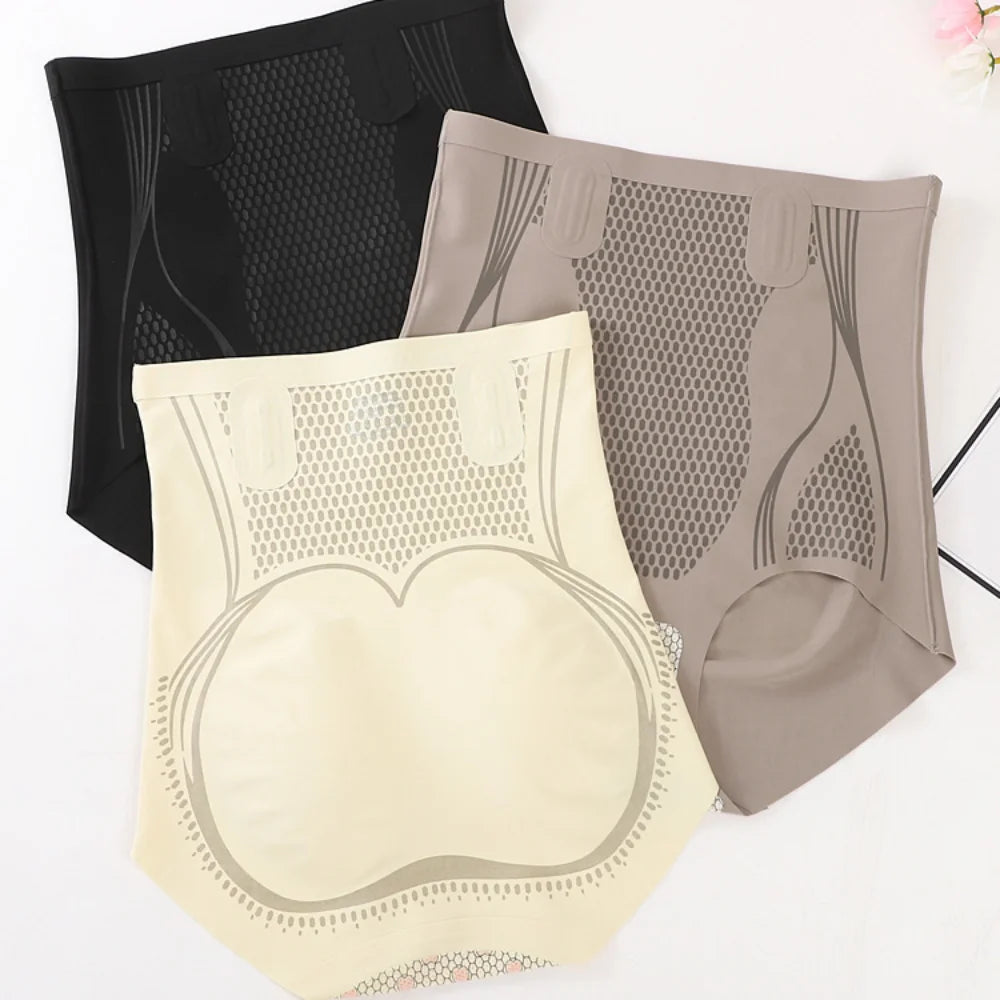 High Waist Postpartum Body Shaper Cotton Crotch Girdle Panties Butt Lifter Briefs Tummy Control Underwear Waist Trainer