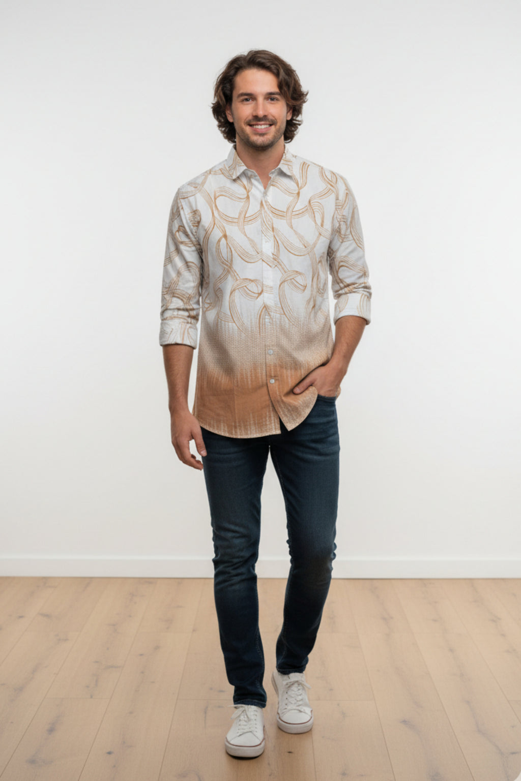 Men Casual Printed Shirt
