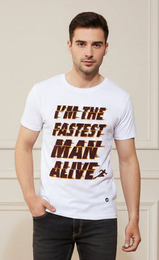 Men Half Sleeve Graphic T Shirt