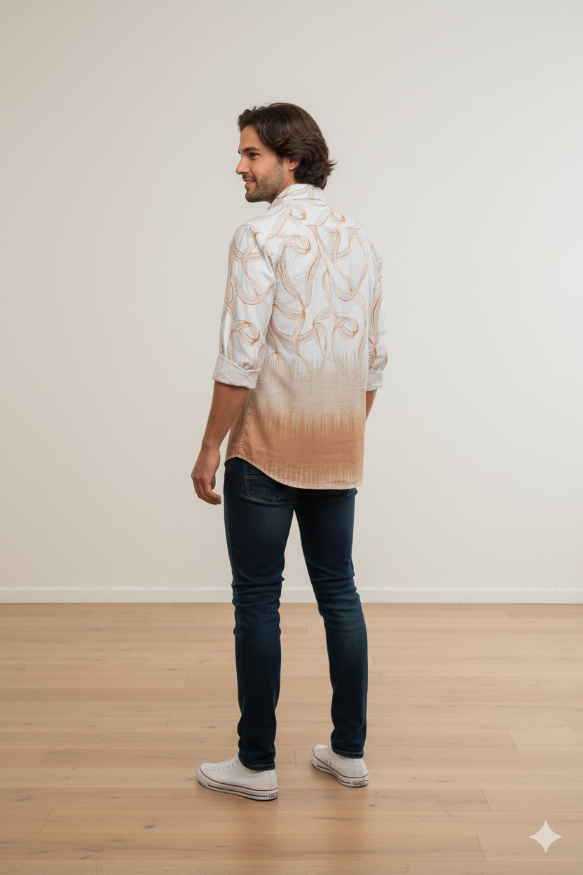 Men Casual Printed Shirt