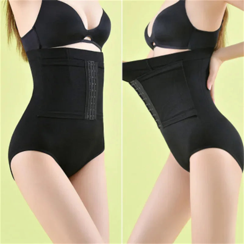 1pcs Women High Waist Shaping Briefs Buckle adjustment Body Shaper Slimming Underwear Butt Lifter Control Pantie Shapewear Pant
