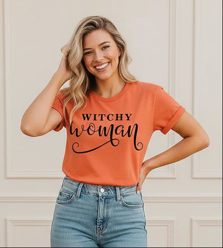 Witchy Woman Printed Casual T-Shirt