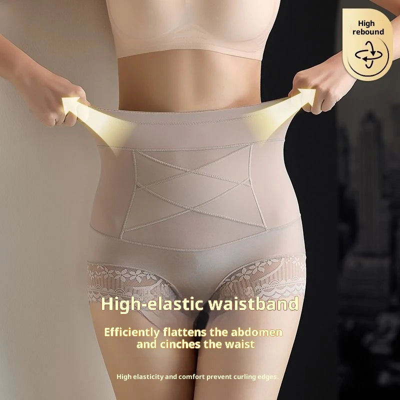 Women Lace Shapewear Panties High Waist Flat Belly Shorts Butt Lifter Body Shaper Slimming Underwear Tummy Control Shaping Panty