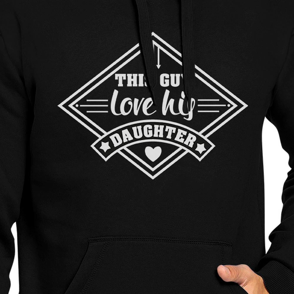 This Guy Love His Daughter Printed Hoodie for Men