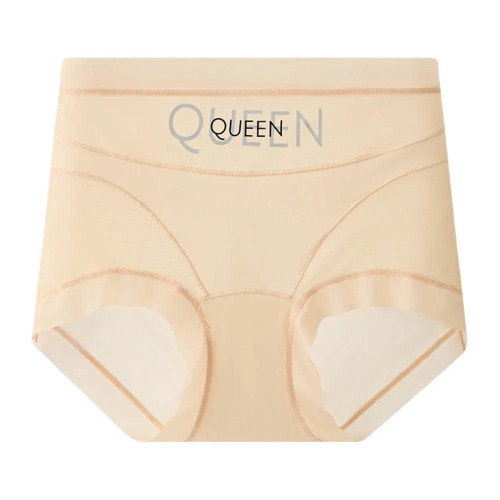 High Waist Thin Shapewear Panties Letters Mesh Butt Lifter Briefs Belly Contracting Waist Trainer Seamless Underpants Women