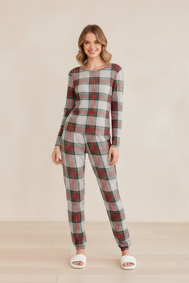 Two Piece Relaxed Fit Brown Co-ord Set for Women