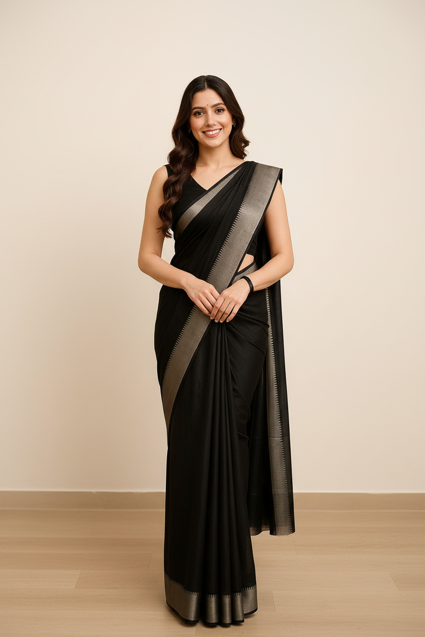 Black Saree for Women