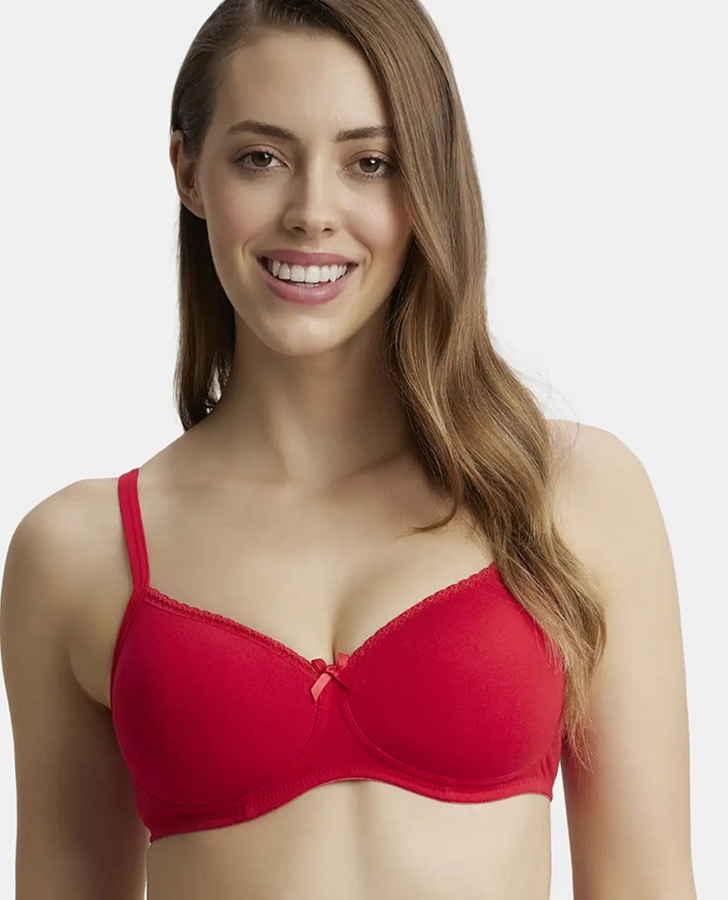 Women Cotton Padded Wireless T-Shirt Bra