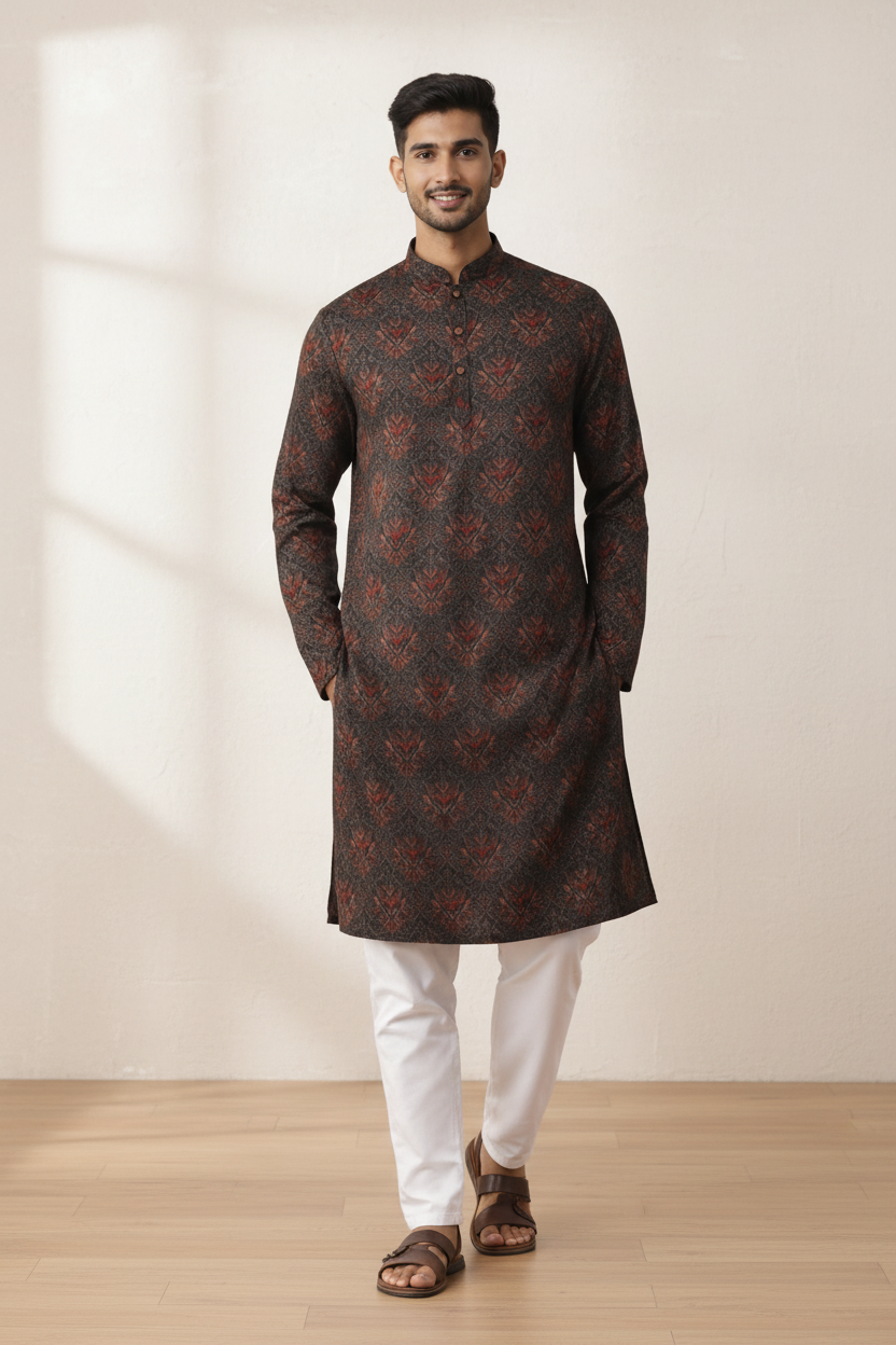 Premium Kurta Pajama Set for Men Stylish Look