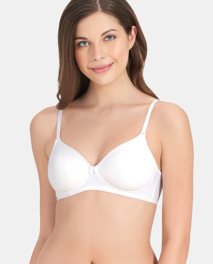 Women Solid Padded Wire free Smooth Charm T-Shirt Bra