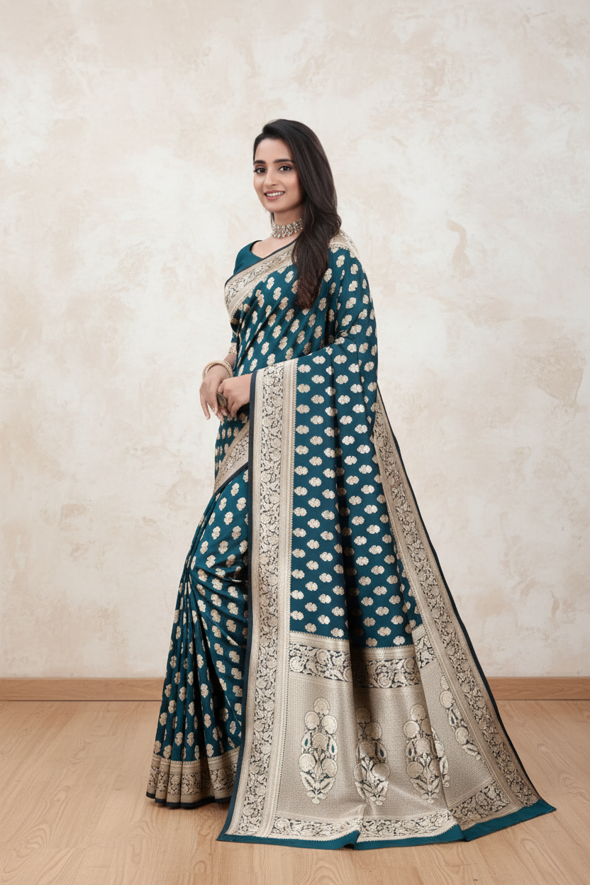 Women Woven Banarasi Pure Silk Saree