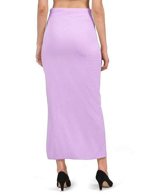 Women Lavender Lycra Saree Shapewear Petticoat