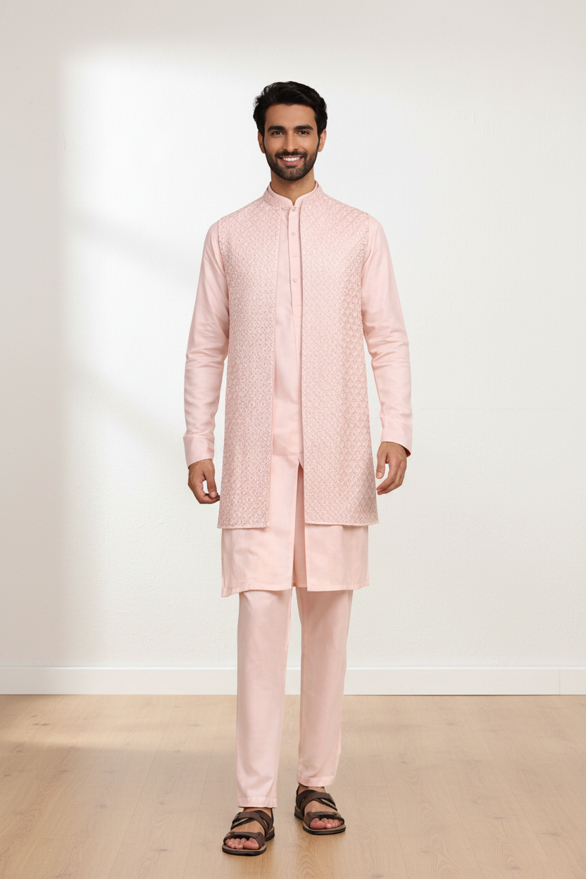 Elegant Kurta Pajama Set for Men Festive Look