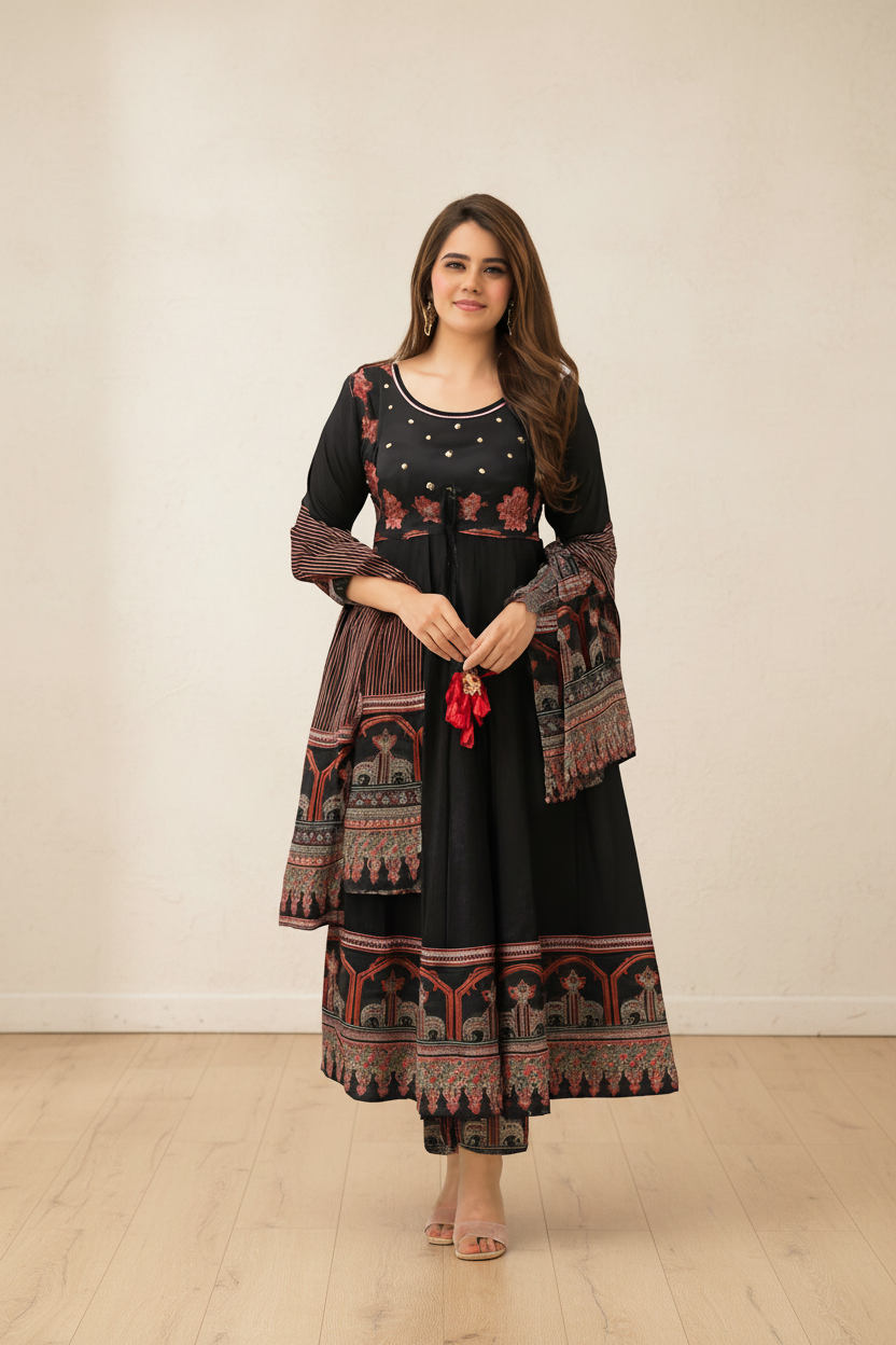 Ethnic Look Kurti Set for Women