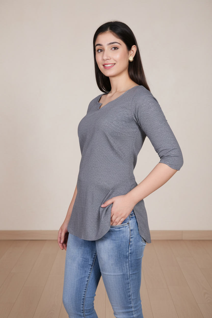 Women Cotton Short Kurta Top Tunic for Women