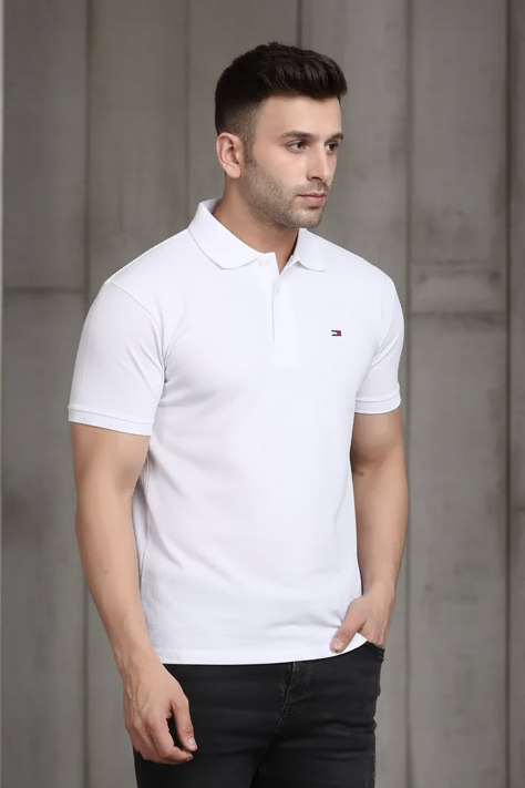 Men Polo Cotton T-shirt