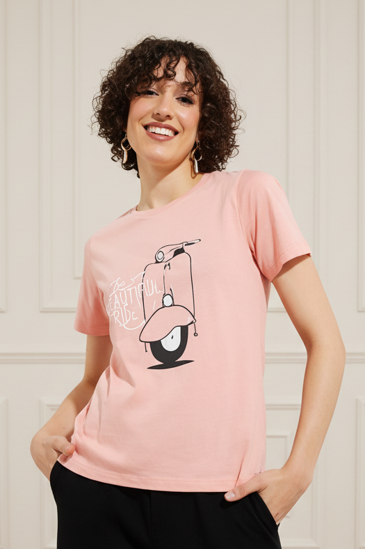 Women Basic Cotton T Shirt Top
