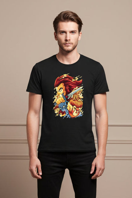 Men Thunder Half Sleeves T Shirt