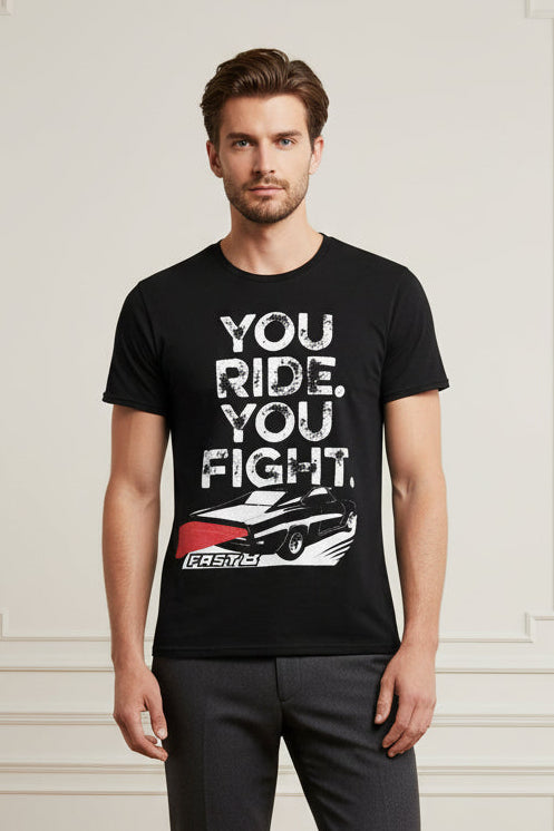 Men Half Sleeves Printed T Shirt
